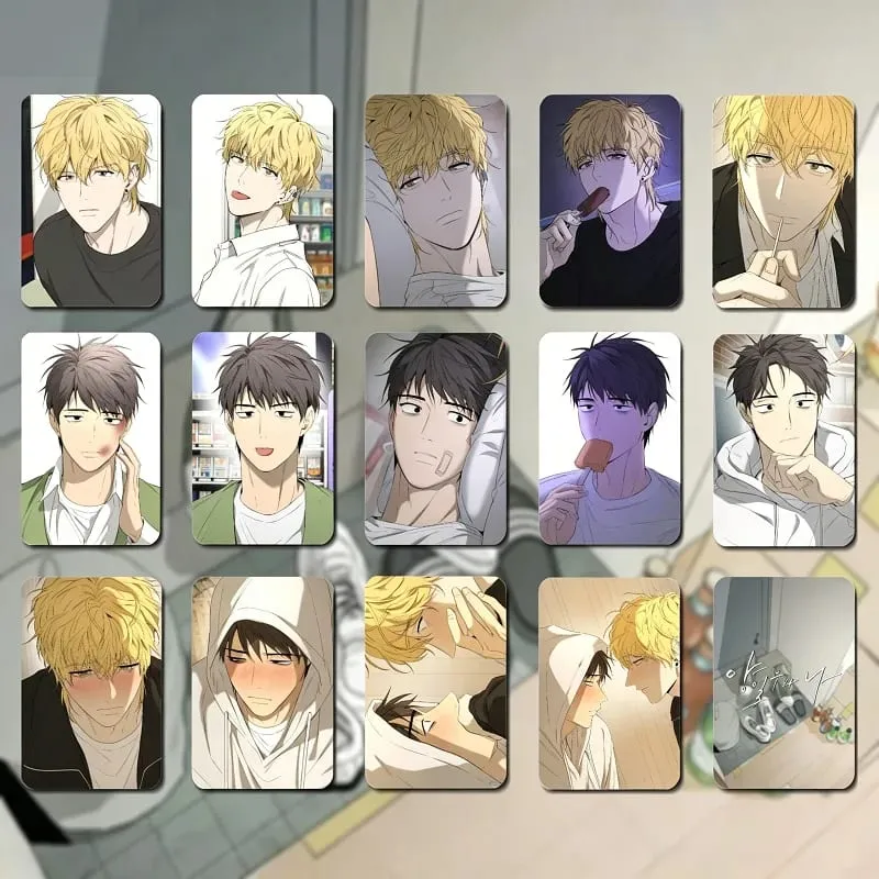 14Pcs/Set Yang Il-woo and I Manhwa Lomo Cards Yang Ilwoo & Jang Baekhee BL Webtoon Photo Cards for Fans Collection & Gift