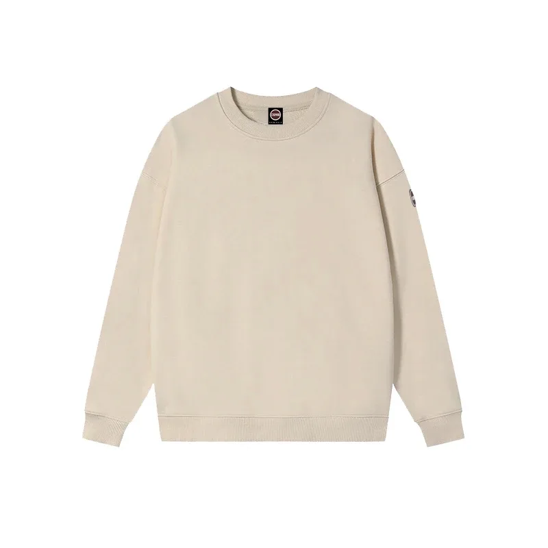 2026 Autumn Winter High Quality O-Neck Sweatshirts Cotton Silicone logo Casual Hoodies Men Long Sleeve Women Tracksuit Tops