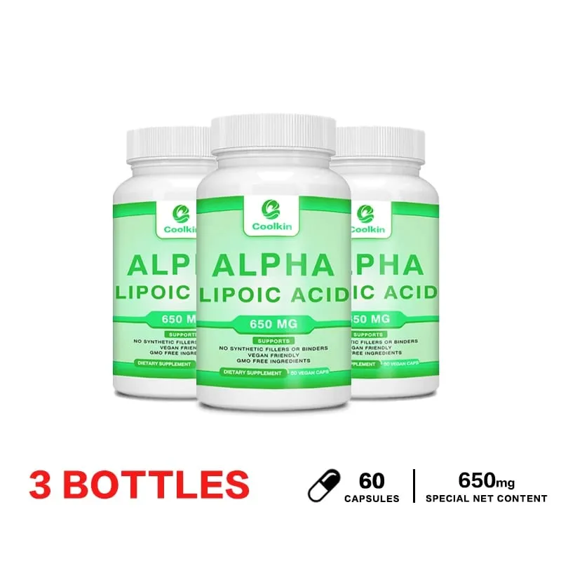 Alpha Lipoic Acid - for Nerve Health Circulation Brain Function Cognition Support Antioxidant Nutritional Supplement