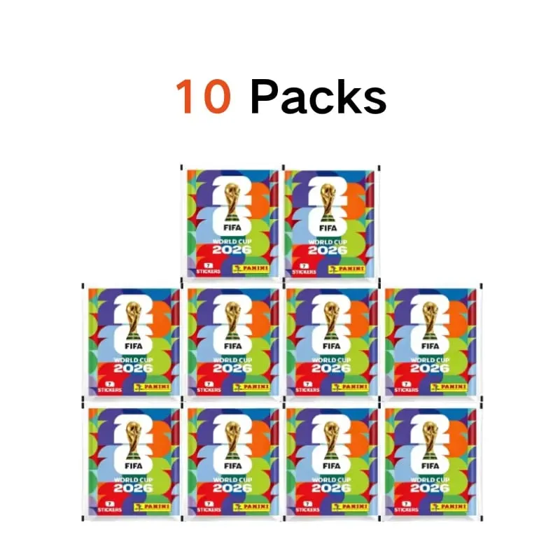 Panini FIFA World Cup 2026 Official Sticker Box Sealed Hobby Box Collectible Soccer Stickers for Album Collection Football Fan