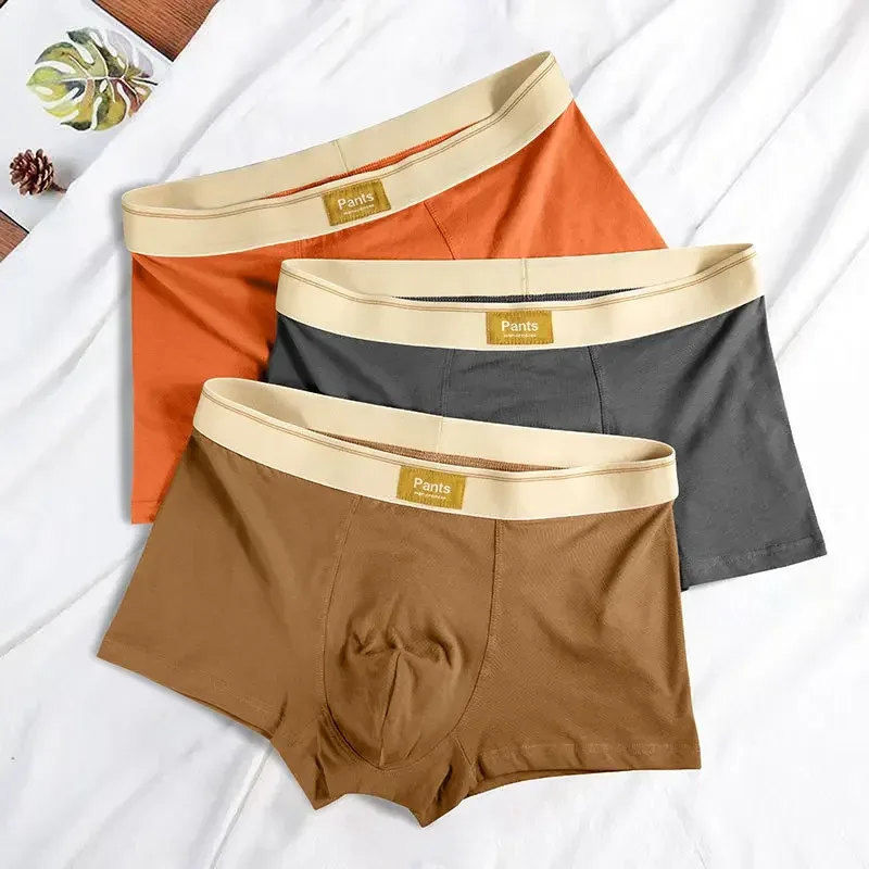 Men Underwear Cotton BoxerShorts Hombre Panties Man Breathable Underpants Sexy Sports Comfort Male Boxers Large Size L-7XL