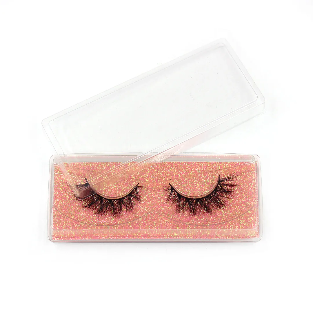 Short Natural 3D Mink Lashes Fluffy Wispy Fake Eyelashes Crisscross False Lashes Eyelash Extension Makeup