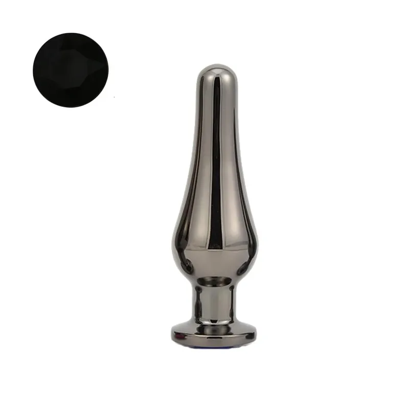 Gun Farbe Edelstahl Anal Plug Dildo Sex Spielzeug Produkte 3 Größen Butt Plug Für Frauen Sex Erwachsene Spiel Prostata massager — image 12