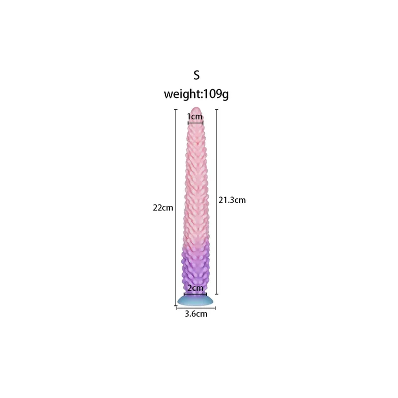 Huge Long Buttplug Monster Tentacle Silicone Anal Plug Dildo with Strong Suction Cup Clitoris Vagina Stimulation Adult Sex Toys