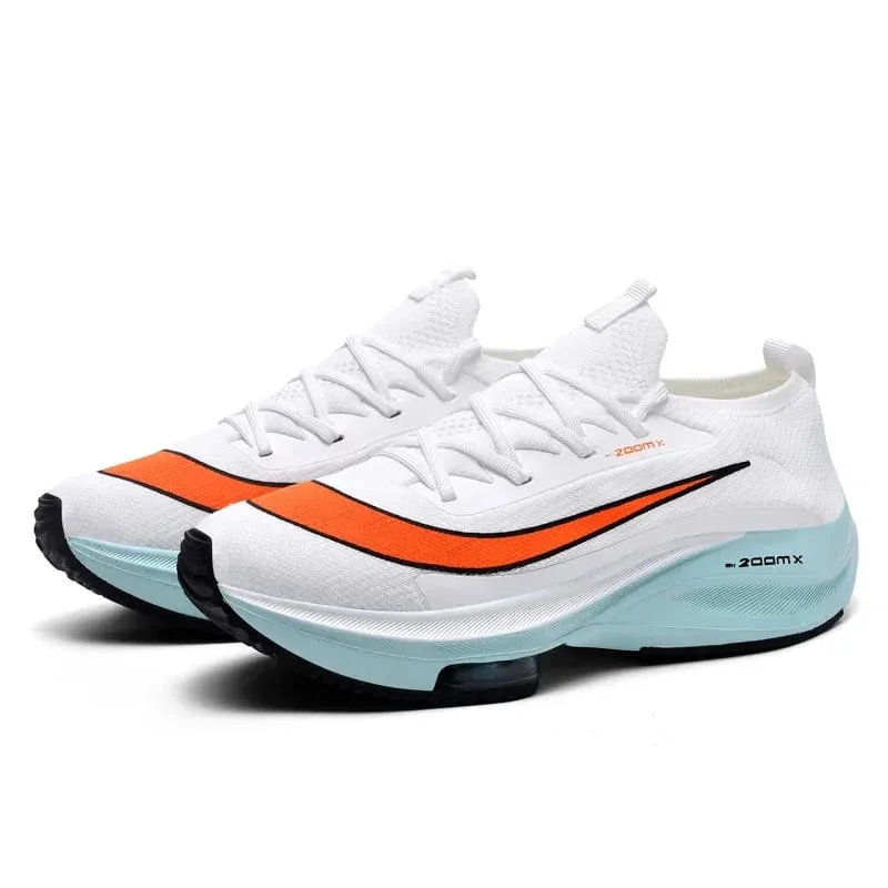 Ultra-lightweight and breathable sports running shoes for both men and women available in sizes 36-46 featuring height-enhanc