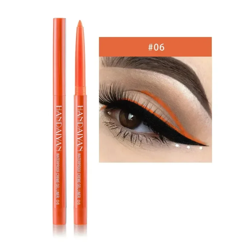 1PC Glitter Shine Eyeliner Gel Pencil Sexy Colorful Long-Lasting Shimmer Makeup Matte Colored Eye Liner Cream Pen Cosmetic Tool