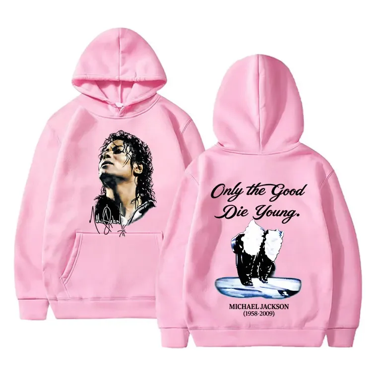 Michael Jackson King of Pop Hoodie Men Women Vintage Gothic Rock Sweatshirt Men's Punk Oversized Pullovers Hoodies Streetwear