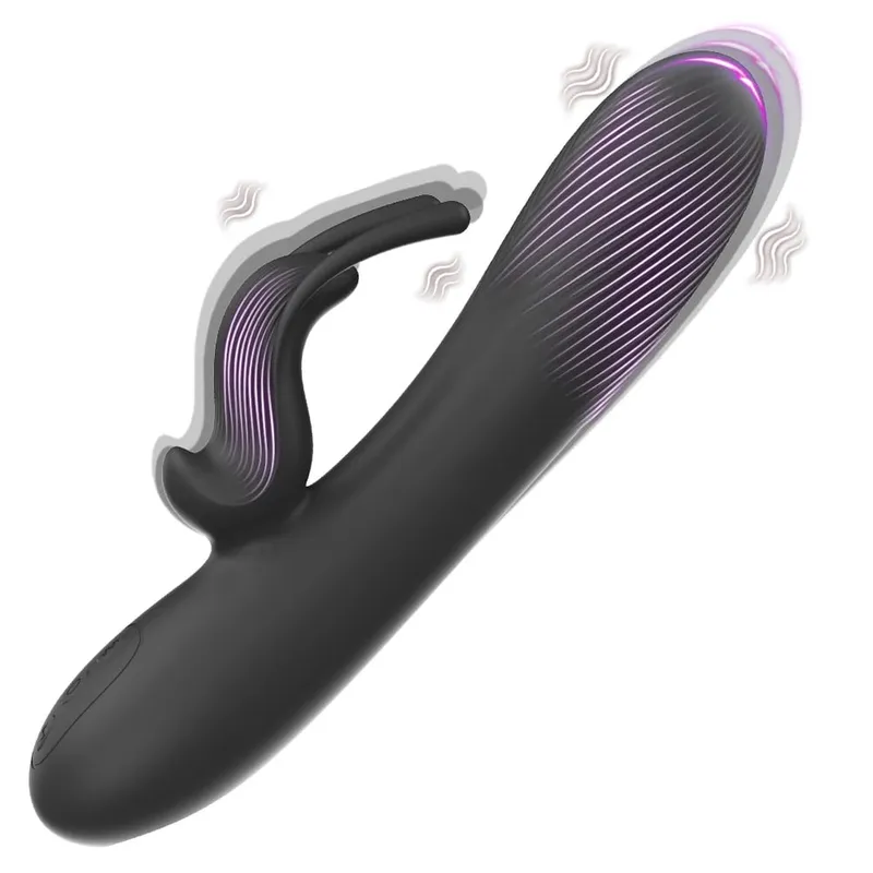 Thrusting Rabbit Vibrator for Women Go and Come G-Spot Dildo Vibrator Clitoris Stimulator Female Masturbation Sex Toy for Women