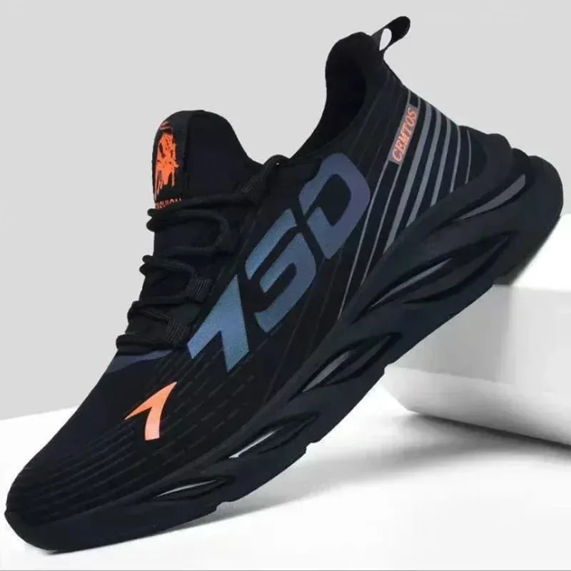 New style Men's casual lightweight mesh sports shoes summer breathable and cool running shoes anti-slip soles men's sports shoes