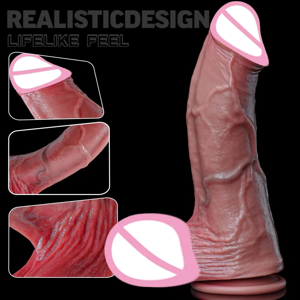 Vagina Massager Enorm Realistisk Dildo Fantasy Lång Penis Stor Dick Sugkopp Dildos Jätte Anal Plug Sexleksaker För Kvinnor Män
