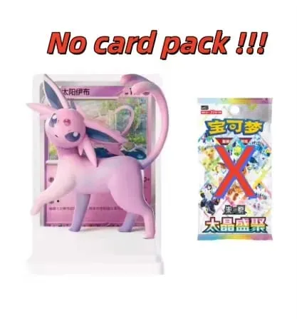 In Stock Original Pokemon Dream Painting Collection 151 Figure Set Vol.3 Booster Pack PTCG Eevee Figurine Sylveon Icons Box Gift