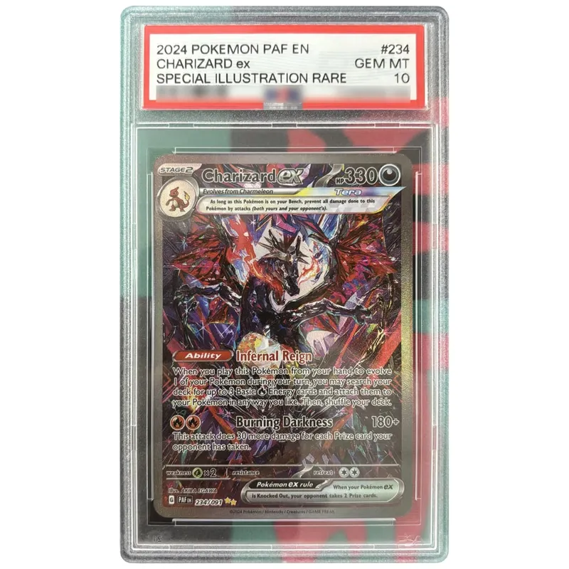 Diy Lugia Charizard Giratina 10Points Rating Card Magikarp Mew Latios Copy Version Game Anime Collection Cards Gift Toy