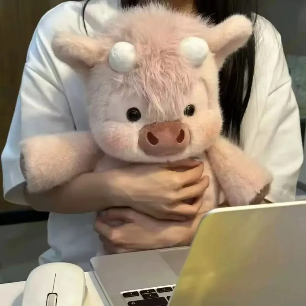 New Design Soft Pig Animal Pillow Cute 17.7inch Emotional Support