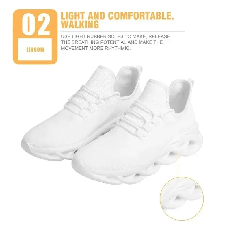 Spain Flag Print Cool Sneakers Casual Lightweight Lace-Up Men Ladies Vulcanized Shoes Comfortable Breathable Jogging Shoes New