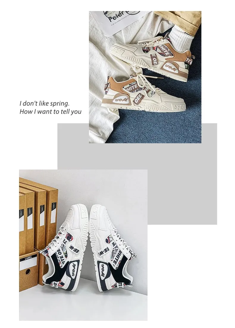New Skateboard Mens Shoes Summer Sneakers Leather Casual Fashion Outdoor Running Sports Hiking Tennis Platform Designer Luxury