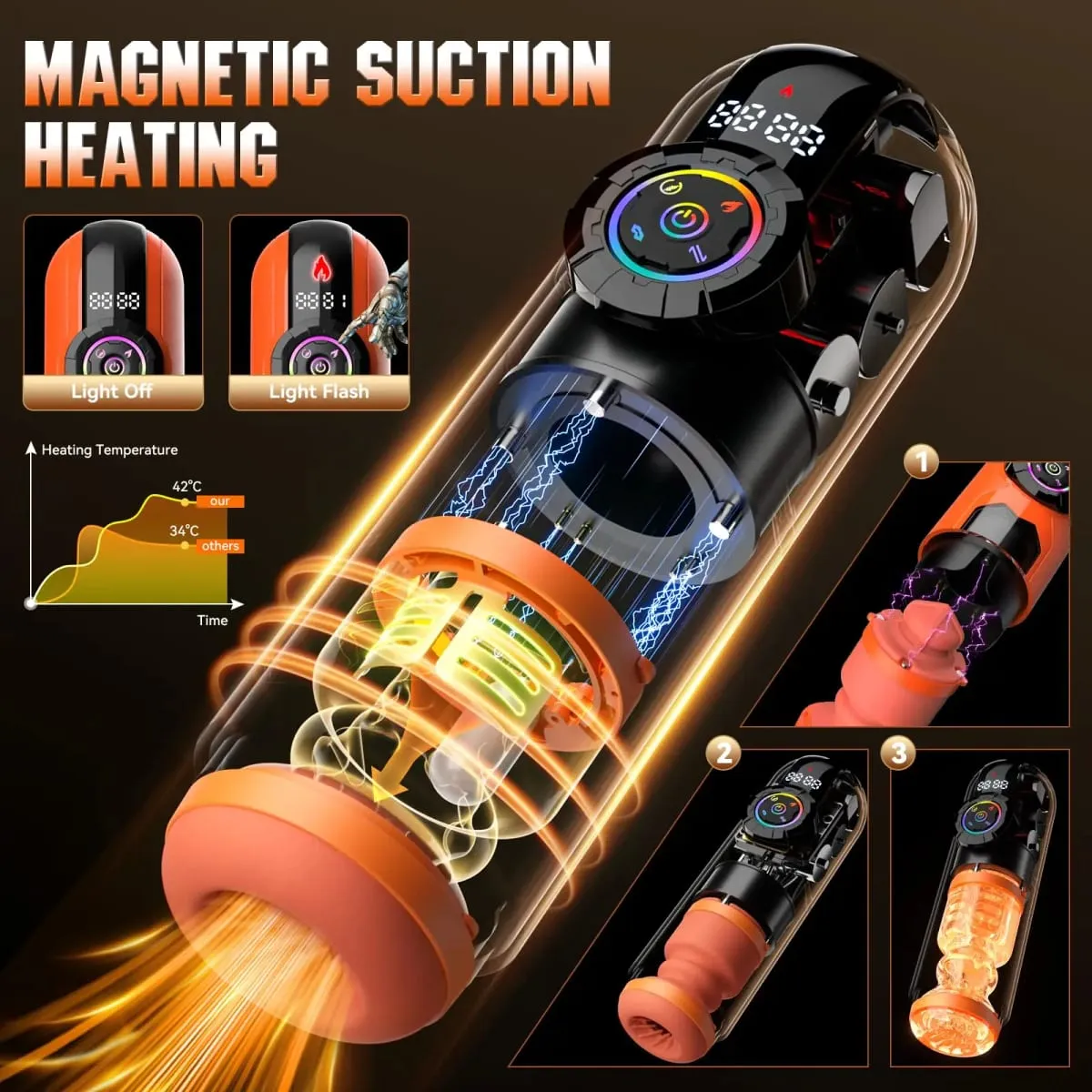 APP Controls Mens Automatic Sucking Masturbator Cup Vibration Thrusting Penis Trainer Pocket Pussy Cocks Stimulator Male Sex Toy