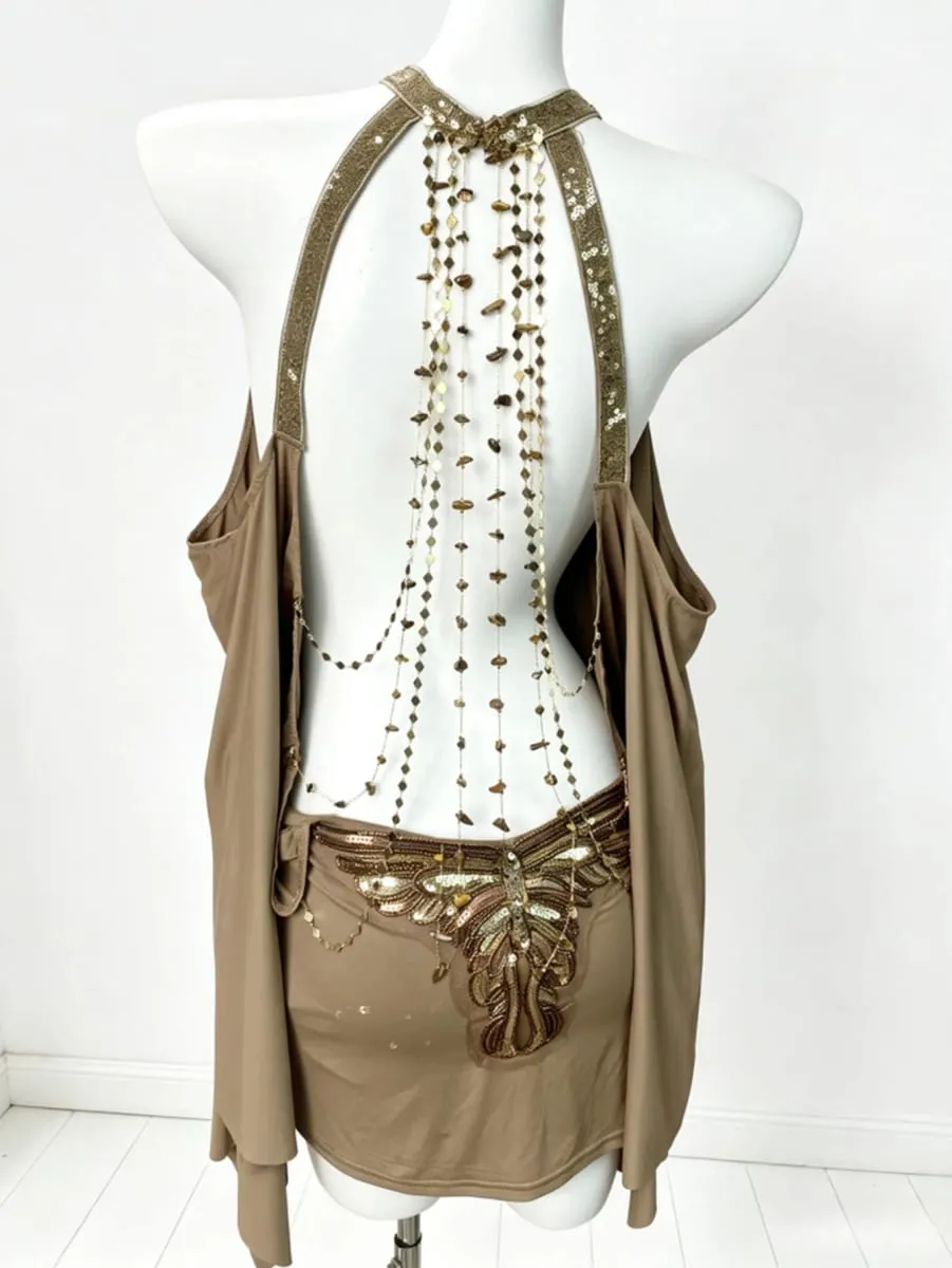 Sexy sem costas lantejoulas vestido de verão feminino clube férias festa aniversário vestido elegante bodycon baile noite vestidos curtos