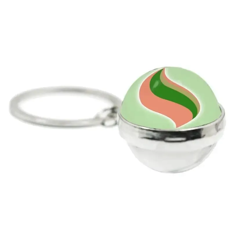 Pokémon Mega Stone Keychain Anime Peripheral Creativity Exquisite Versatile Trend Spherical Keychain Cartoon Gift Accessories