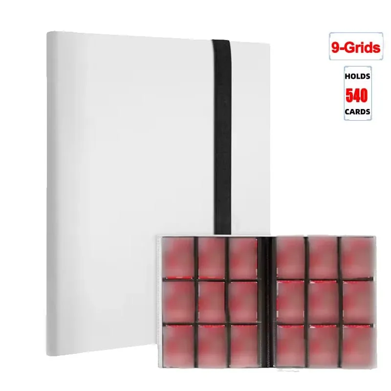 160/360/480/540 Cards Capacity Pocket Holder Binders Albums For Game Card Book Sleeve Holder Large-capacity Card Binder Notebook