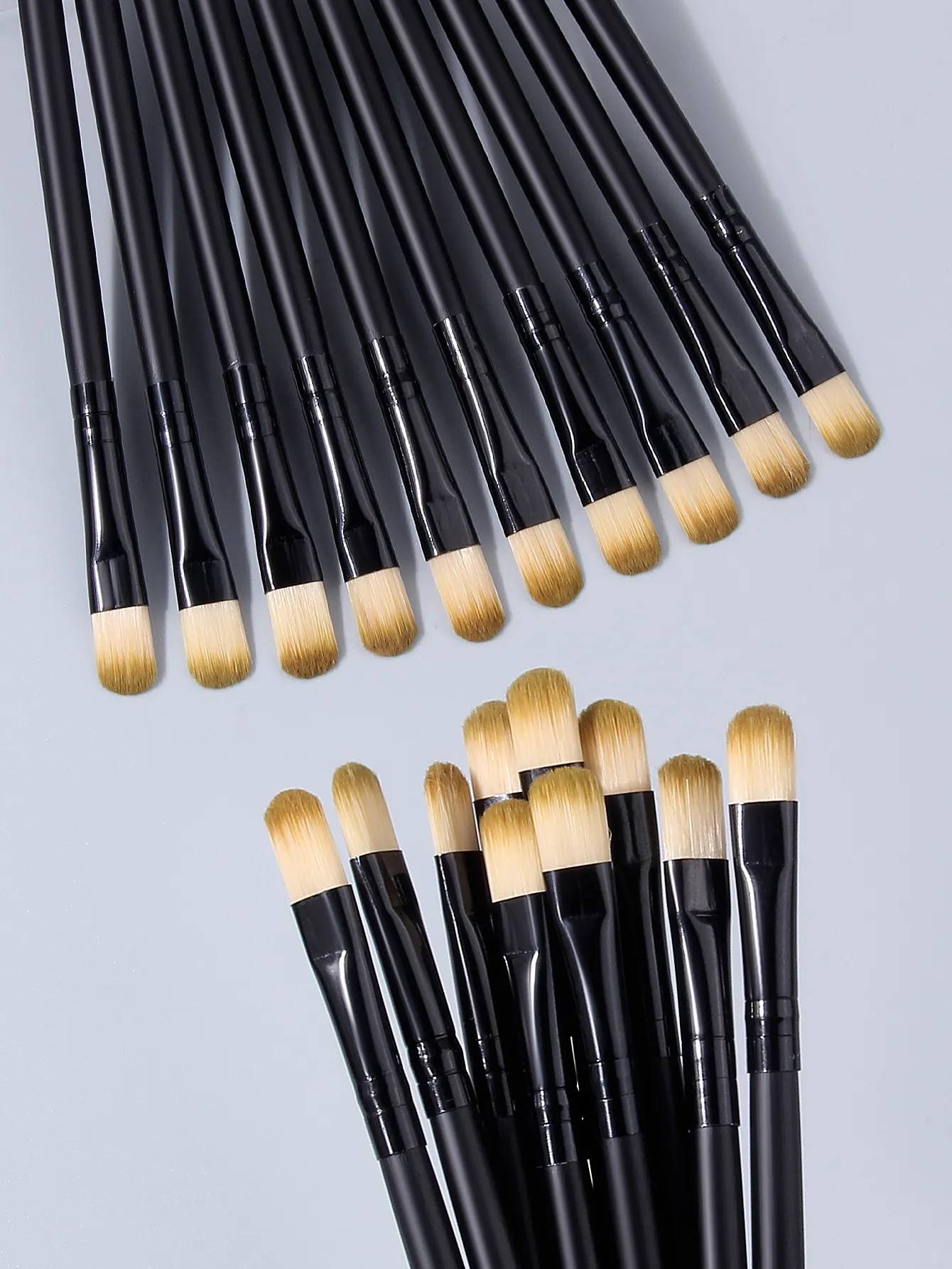 10PCS Eyes Makeup Brushes Set Professional Soft Contouring Eyeshadow Eyeliner Eyebrow Brush Women Facial Beauty Cosmetic Tool
