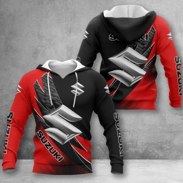 2026 New Suzuki Logo Hooded Sweatshirt Motorcycle Enthusiast Jacke Sweatshirt Outdoor Sportswear Autumn Winter Men Women Coat