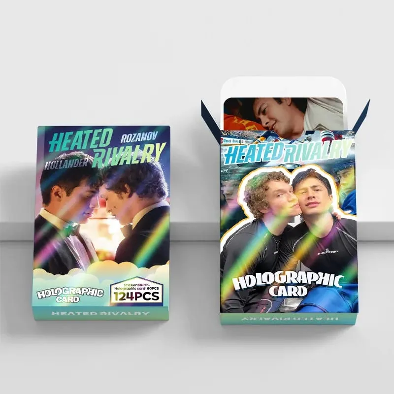 124pcs Heated RIVALRY Photocards Stickers Kpop Merch Lomo Cards Set Fans Collection Cards Gifts