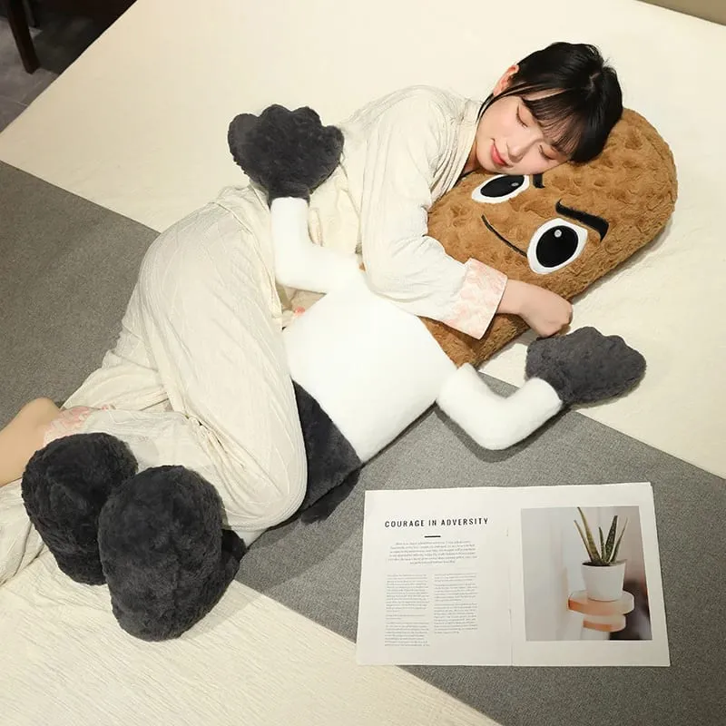 55/80CM Cartoon Cigarette Plush Pillow Long Cushiom Stuffed Toys Bedroom Sleep Hug Pillow
