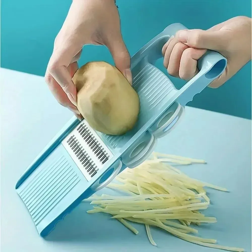 Mandoline Slicer for Kitchen 5-in-1 Mandoline Food Slicer Potato/Cheese/Vegetable/Carrot/Cucumber Grater