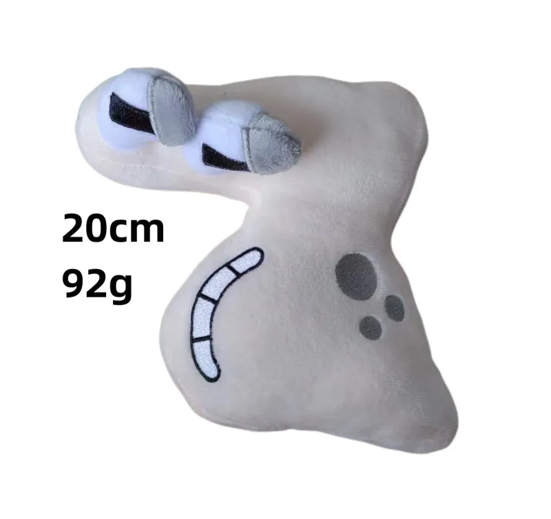 26 English Alphabet Lore 0-9 Number Plush Toy Anime Doll Kawaii Children's Enlightenment Montessori Plush Toy Doll Birthday Gift