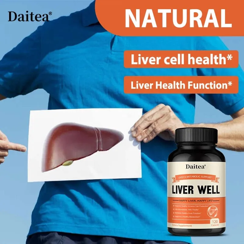 Milk Thistle Capsules Liver Health Support Gut & Immune Health Skin Beauty Liver Function Promotes Digestive Health