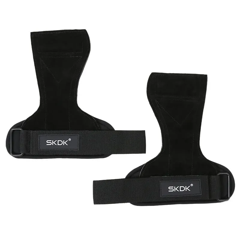 2Pcs Gym Gloves Fitness Hand Palm Protection Equipment Anti Slip Wear-resistant Wrist Wraps Hard Pull Weight Lifting Grip Pads