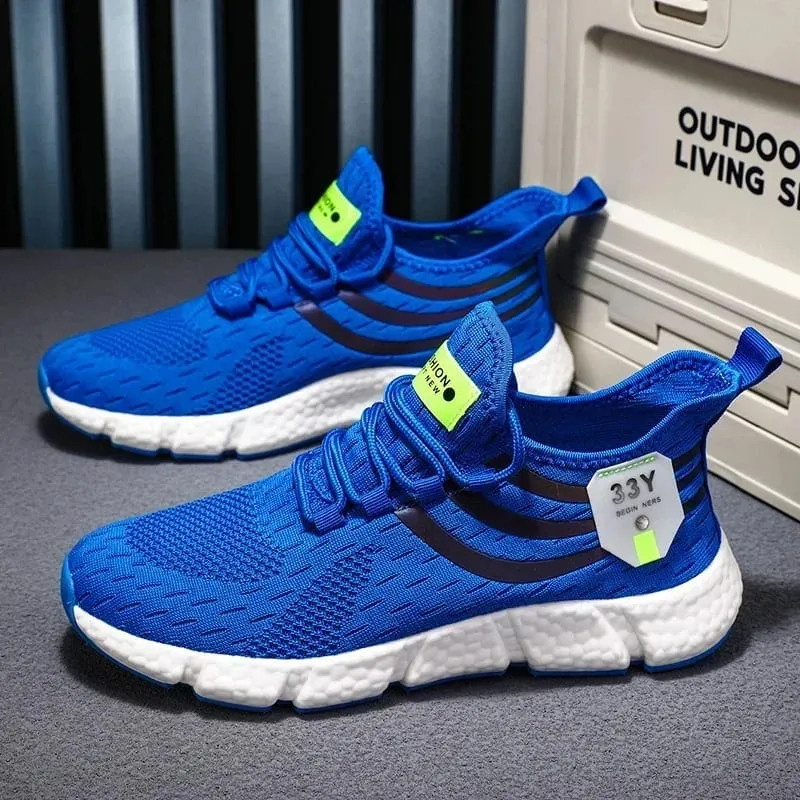 Men Casual Sport Shoes Breathable Lightweight Sneakers Unisex Outdoor Mesh Running Shoe Athletic Jogging Tenis Walking Shoes Men