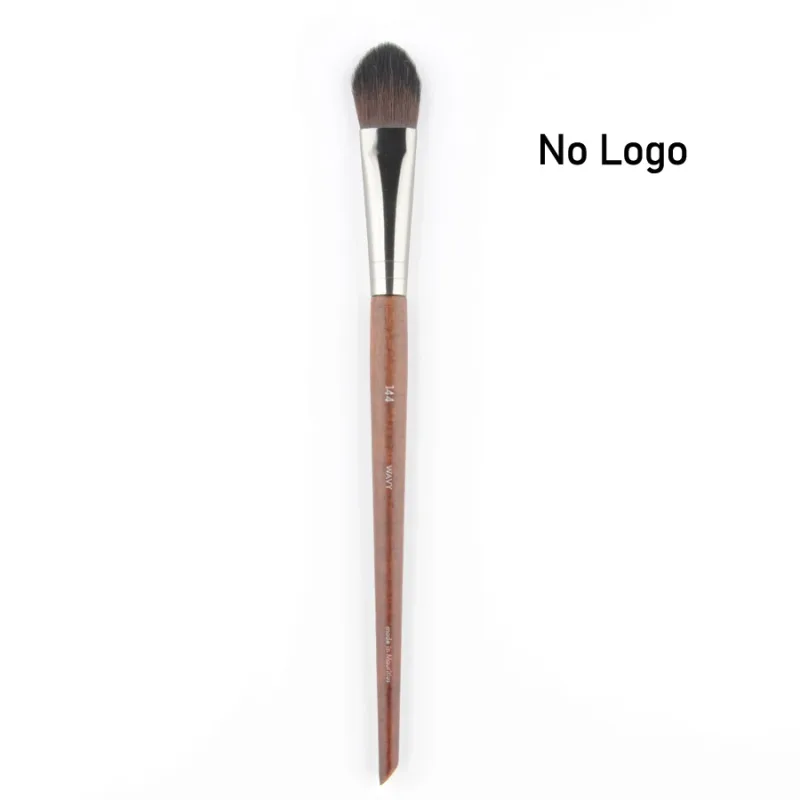1 piece #144 Precision Highlighter Makeup brush detail Powder Blusher Natural wood Professional Make up brushes