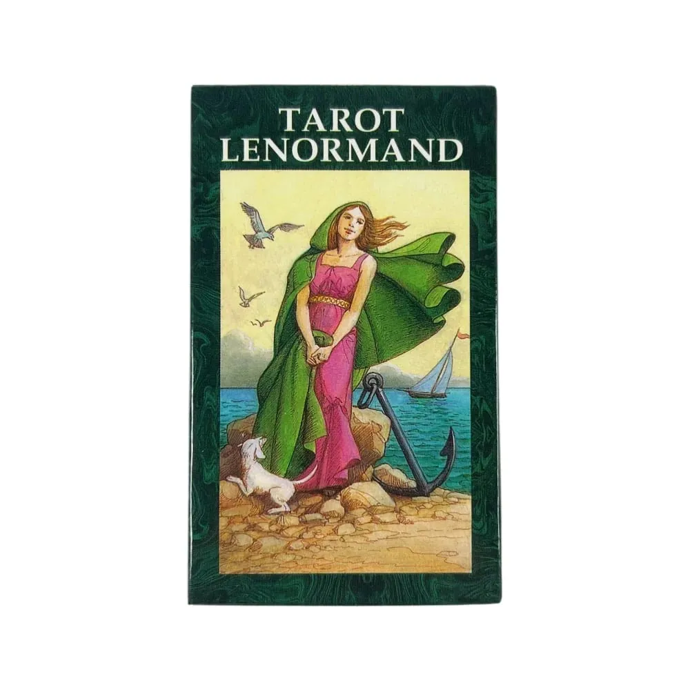 Tarot Lenormand 78-Card Deck 10.3*6cm Divination Fortune Telling Tool - Multilingual
