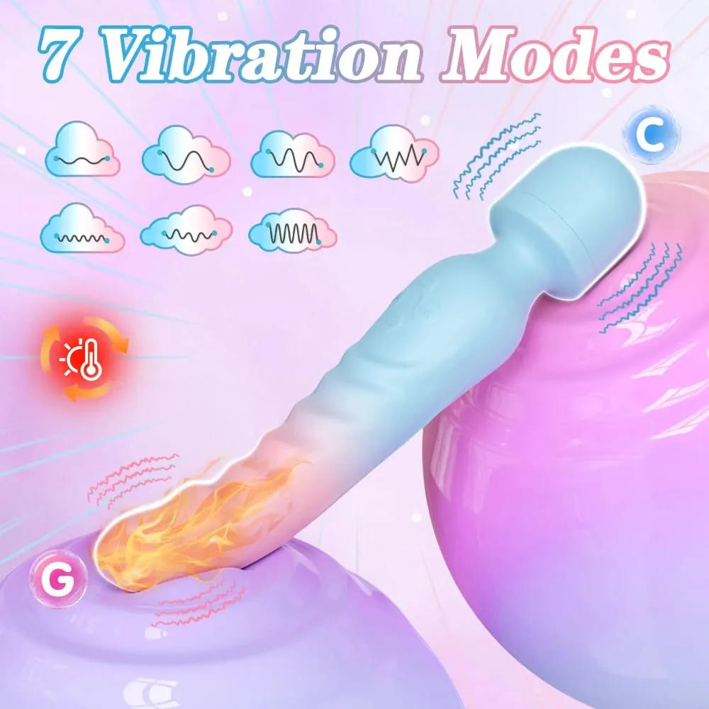 Heating AV Vibrator Sex Toys for Women Powerful G Spot Dildos Magic Wand Vagina Stimulator Female Masturbation Adult Products 18