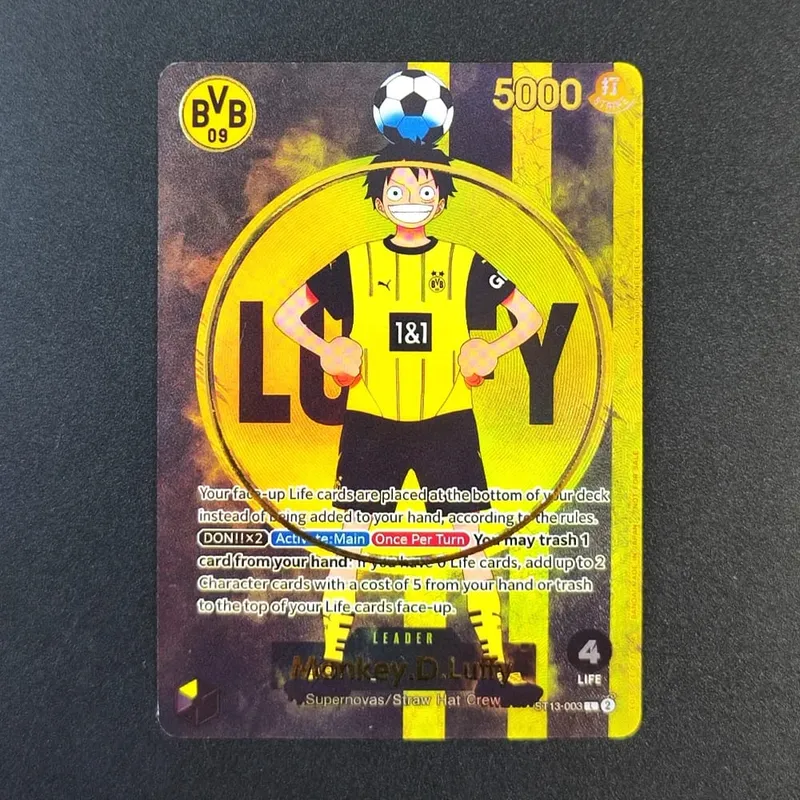 DIY OPCG ONE PIECE CARD Monkey.D.Luffy Ace (010) (Dodgers x ONE PIECE) EB02-010 One Piece Promotion Anime English Cards Foil