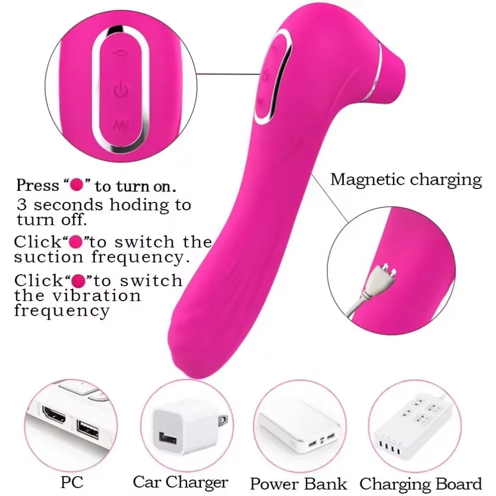 Clit Sucking Blowjob Vibrator For Women Clitoral Sucker Nipple Clitoris Stimulator Waterproof Vagina Shop For Adults Sex Toys