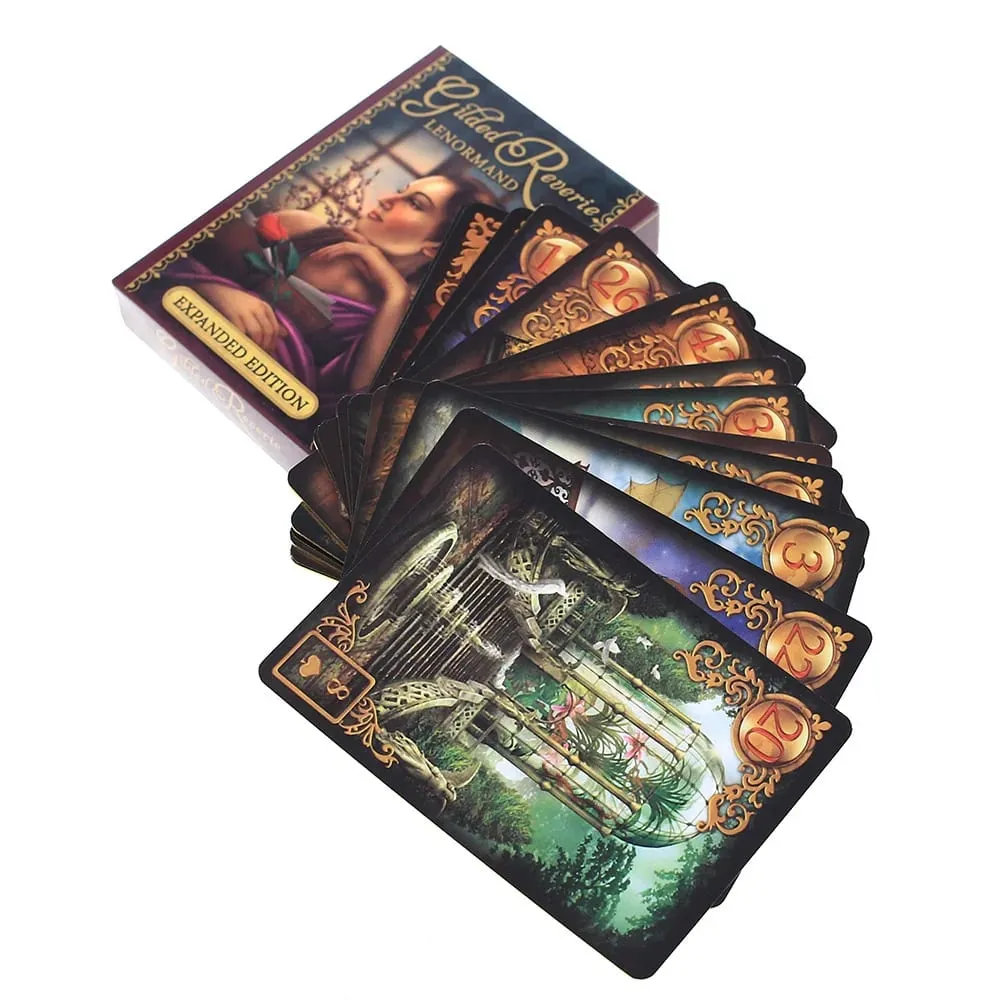 Reverie Lenormand Tarot Deck 47 Cards Fate Divination Tarot Card Board Game