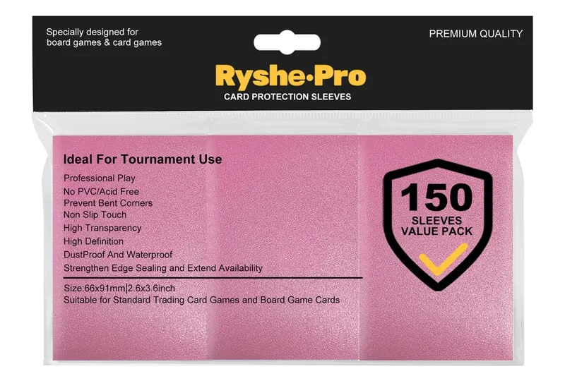 100pcs 2.5"x3.5" Premium Trading Card Sleeves 66x91mm Standard Sized Board Game Cards for MTG Magic Gathering Lorcana Game Card