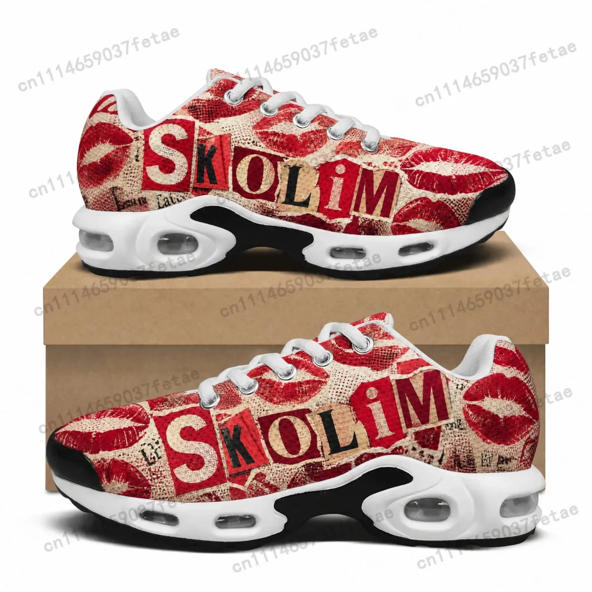 S-Skolim Air Cushion Sneakers Hip hop singer Teenager Lightweight Mens Womens Sports shoes Custom Leisure Mesh Sneaker