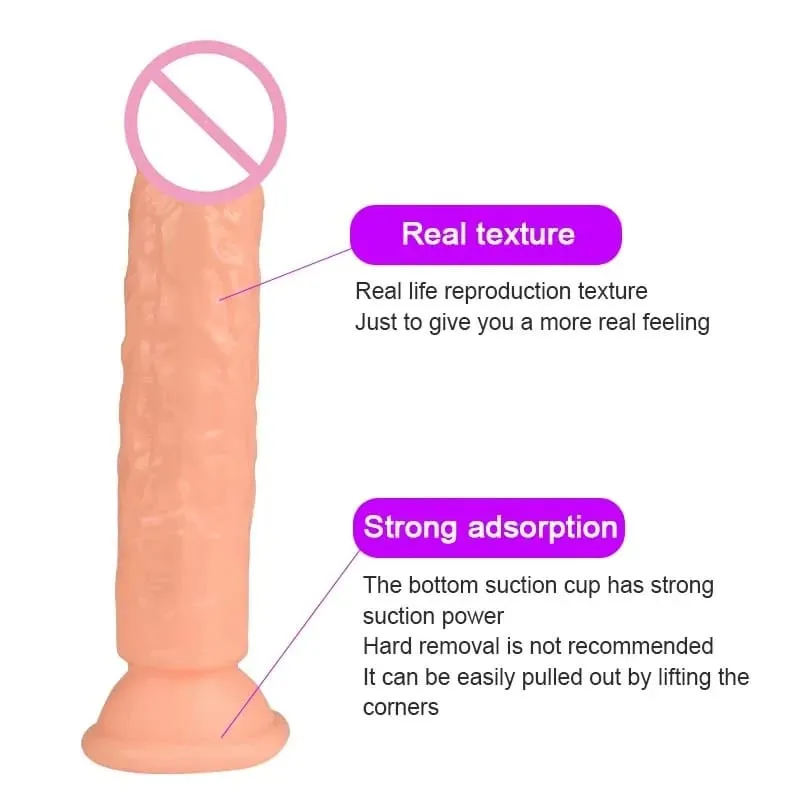 Realistic Silicone Dildo with Suction Cup G-Spot Anal Dildos Strapon Dick Butt Plug Masturbat Adult Sex Toys for Man Women