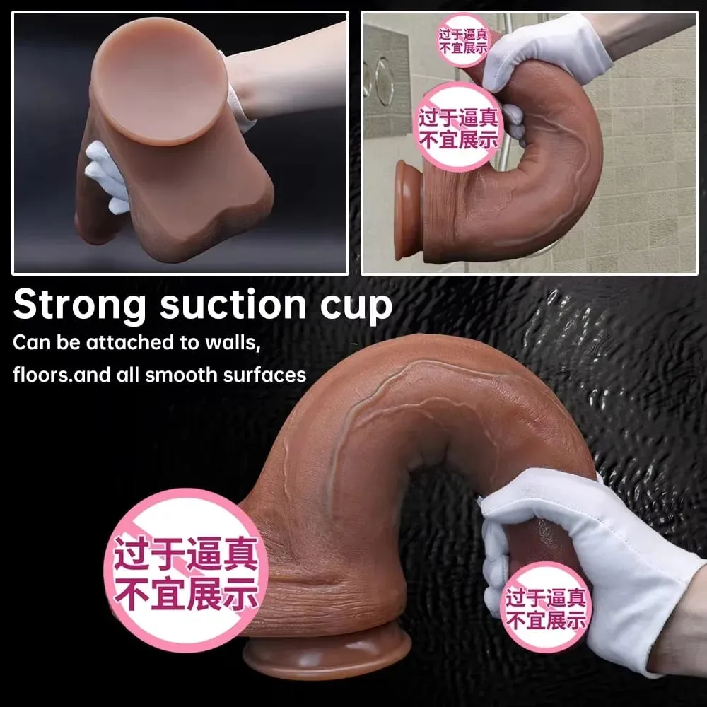 Female Masturbation Big Thick Dildos Anal Sex Toys for Women Realistic Liquid Silicone Huge Dildo XxL