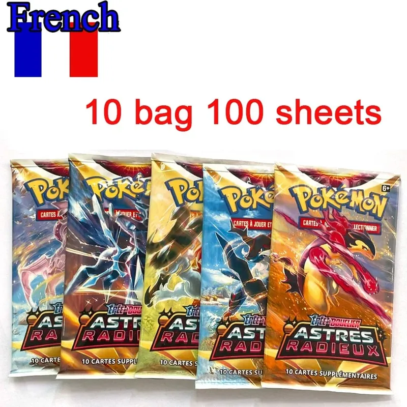 42pcs Pokémon Cards Battle Toys Lost Origin Pokémon Box with Anime Bank Pokémon Game Cards MEGA EVOLUTION for Childre