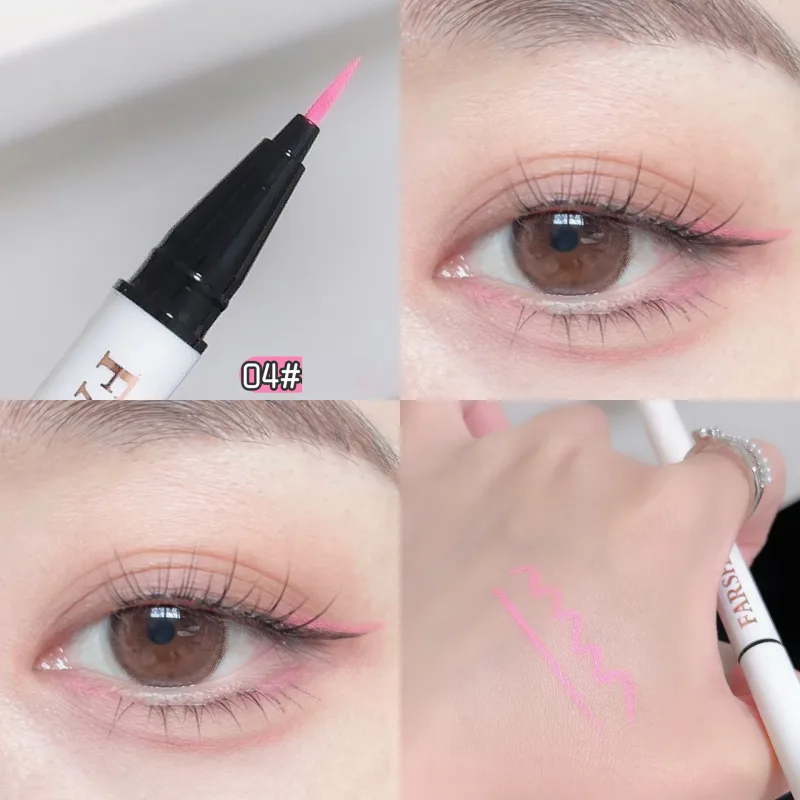 12 Colors Waterproof Eyeliner Pen Ultra-Fine Tip Liquid Eyeliner Long-Lasting Eye Liner Quick-Dry Colorful Makeup for Cosplay — image 12
