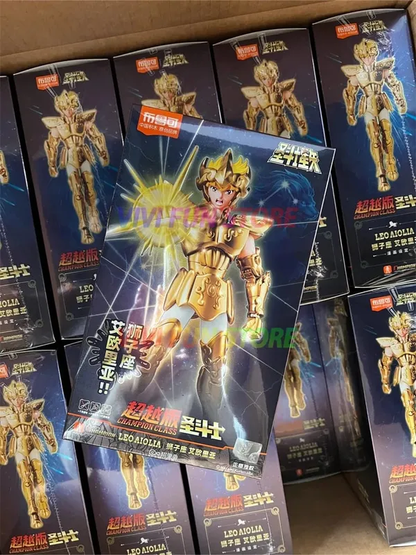 In Stock BLOKEES Saint Seiya CLASSIC CLASS Gold Saint Virgo Shaka Pisces Aphrodite Andromeda Cygnus EX Gold Assembled Model Toys