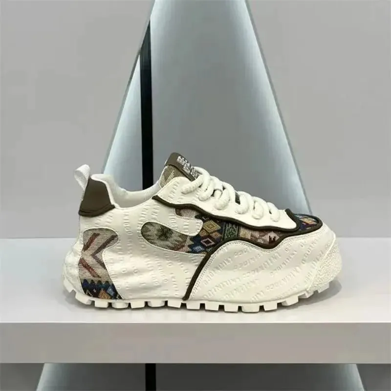Chunky tênis masculino designer esporte sapato moda casual malha respirável aumento sapatos de plataforma interna para homem tênis casual — image 5