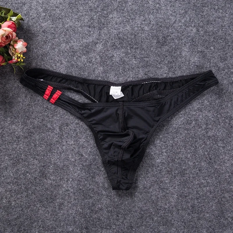 Men's Thongs G String Sexy Gay Sissy Underwear Briefs Man Jockstrap T Back Underpants Penis Pouch Breathable Panties