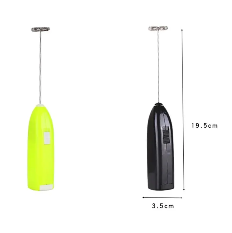 Egg Beater Electric Milk Frother Household Small Mixer Manual for Coffee Cappuccino Cream Frothy Blend Eggs Beater Kitchen Whisk