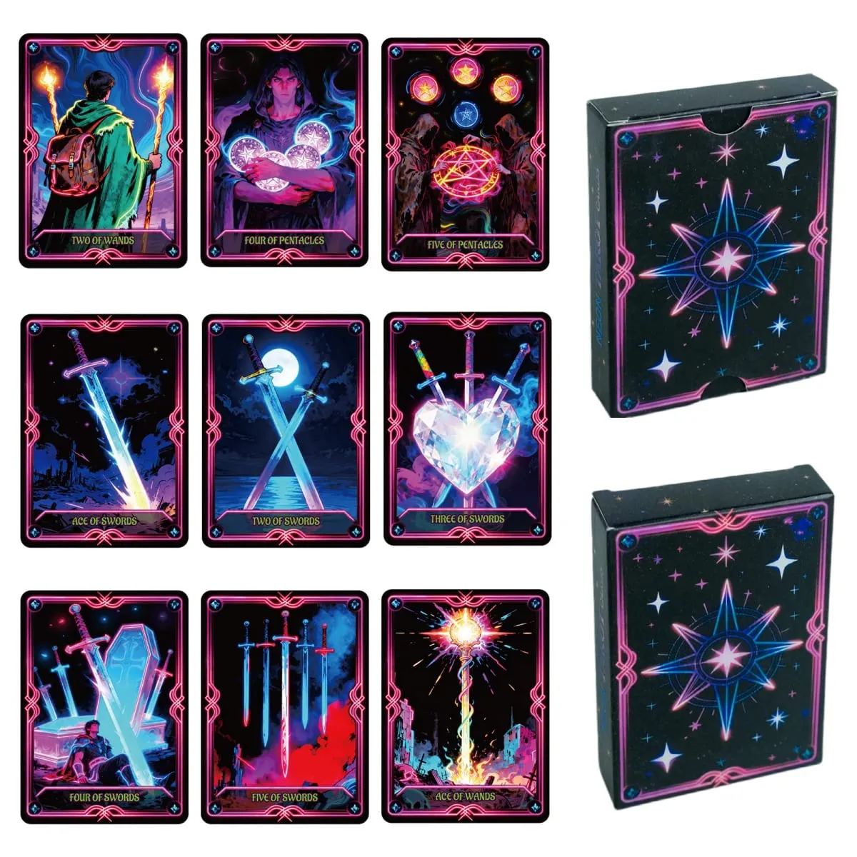 50Pcs Tarot Cards Oracle Spiritual Guidance Conversation Game Party Game for Adults Gift Friend Party