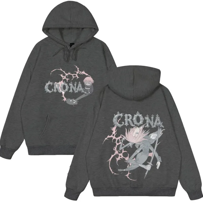 Japanese Anime Soul Eater Crona Funny Hoodies Men's Women Clothing Fashion Oversized Streetwear Casual Long Sleeve Fleece Wears